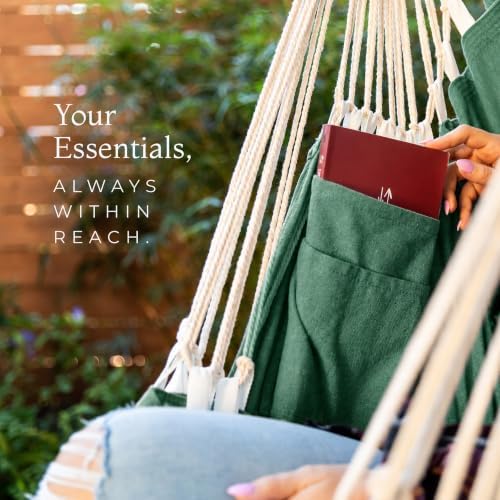 Hanging Hammock Chair Swing with Footrest - XL Hammock Swing Chair