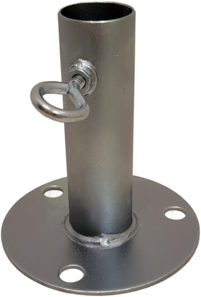 Adjustable Foot Pad for Canopy Pole (Galvanized Steel) (FITS 2" Pole)