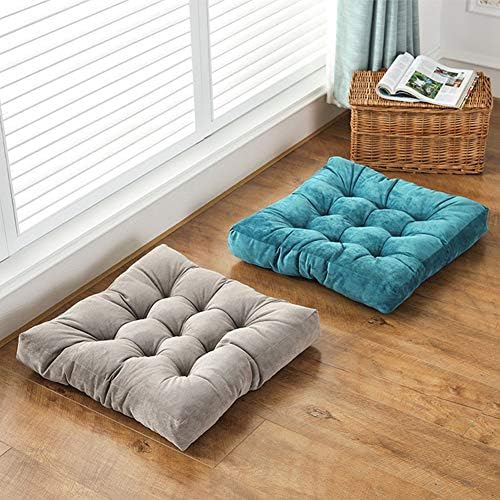 Tiita 22 Inch Square Floor Cushions, Floor Pillow for Sitting, Coffee
