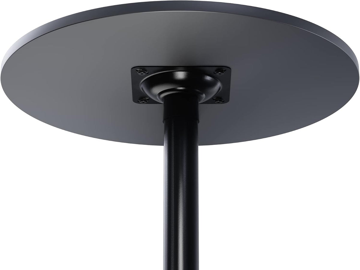 Winsome Obsidion Round Tall Pub Table, Black, 40"
