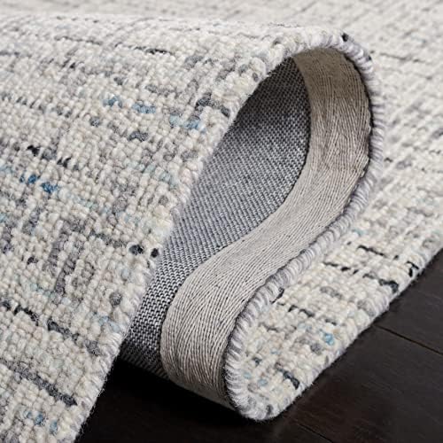SAFAVIEH Abstract Area Rug 10x14, Wool Handmade Grey & Ivory ABT468J