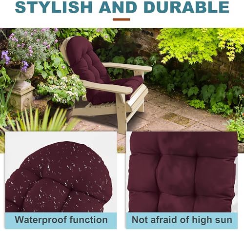 Outdoor Adirondack Chair Cushion 50x20.8x4 inch, 1 Pack