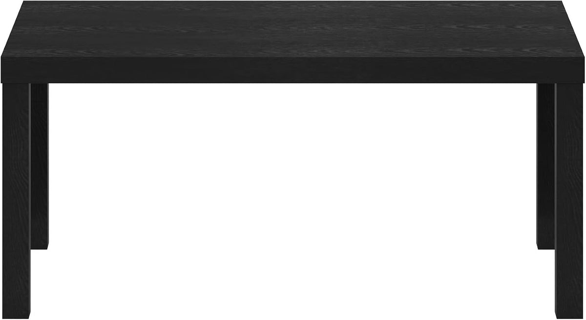 Furinno CLASSIC Coffee Table, Modern Rectangle Printer Stand, Black
