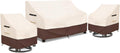Patio Furniture Covers 3-Piece Set, 2 Chair Covers & 1 Sofa Cover