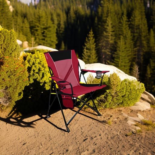 Kijaro Dual Lock Portable Camping Chairs - Versatile Folding Chair, Sports Chair, Outdoor Chair & Lawn Chair - Dual Lock Feature Red Rock Canyon