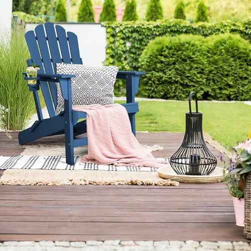 FUNBERRY Oversized Folding Adirondack Chair Set of 4, Fire Pit Chair 400LBS