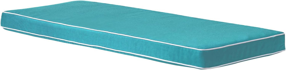 PNP FKJP Outdoor Bench Cushion 48x18x3 Inch, Aqua Blue
