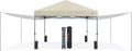 MASTERCANOPY 10x10 Pop Up Canopy Tent with 2 Shelters，230 Sq ft Beige
