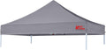 MASTERCANOPY 10x10 Replacement Pop Up Canopy Top for Kingkong Frame Gray