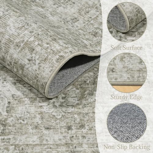 Machine Washable Rugs for Living Room: 10x14 Area Rugs for Bedroom