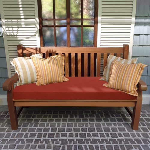 Favoyard Outdoor Bench Cushion Red 42 x 16 inch