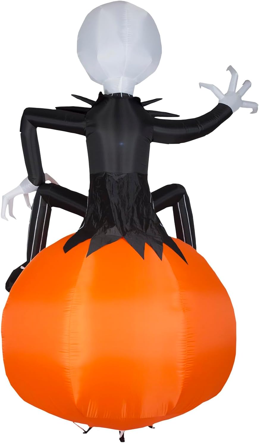 Gemmy Halloween Inflatable Jack Skellington on O' Lantern, 9.5 ft Tall, Multi