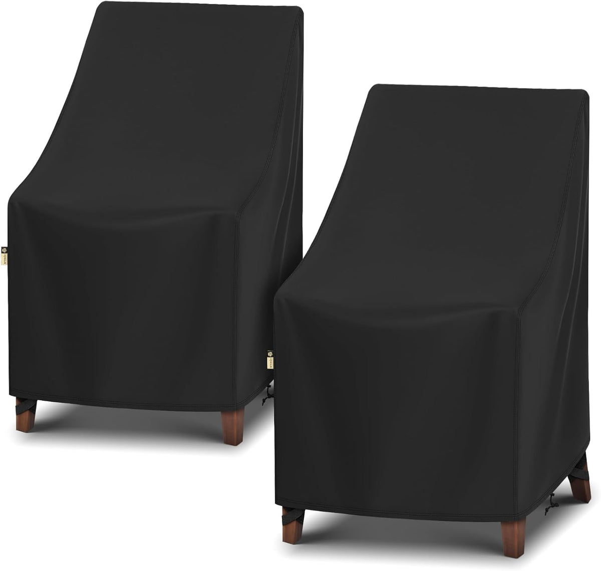 Arcedo High Back Outdoor Chair Cover Waterproof, 2 Pack, 27"W x 30"D x 42"H