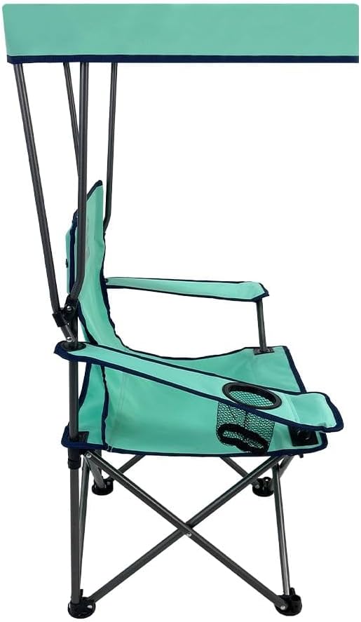venture forward youth outdoor canopy chair with adjustable, side view