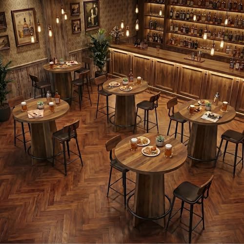 Tribesigns Round Bar Table