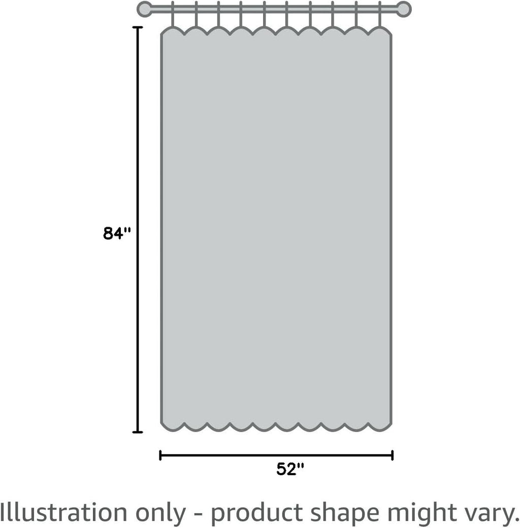LORDTEX Burlap Linen Look Outdoor Curtains for Patio 2 Panels