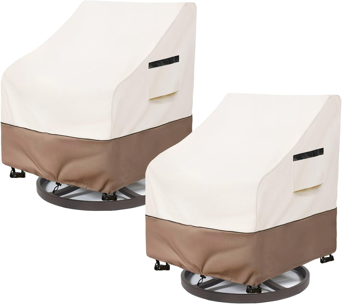 Patio Chair Covers Waterproof 2 Pack, 27.5" W x 32.6" D x 36" H