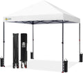 CROWN SHADES 8x8 Pop Up Canopy, Outdoor Canopy Tent, White
