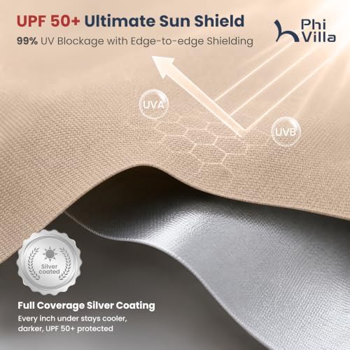 PHI VILLA 13x13 Pop Up Canopy Tent, Instant Outdoor Easy One Push Tents