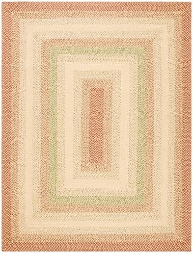 SAFAVIEH Braided Indoor/Outdoor Area Rug 10x14, X-Large Rust BRD303A