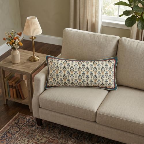 patdrea French Vintage Linen Throw Pillow Cover,12"x28",Set of 2-Wensel D