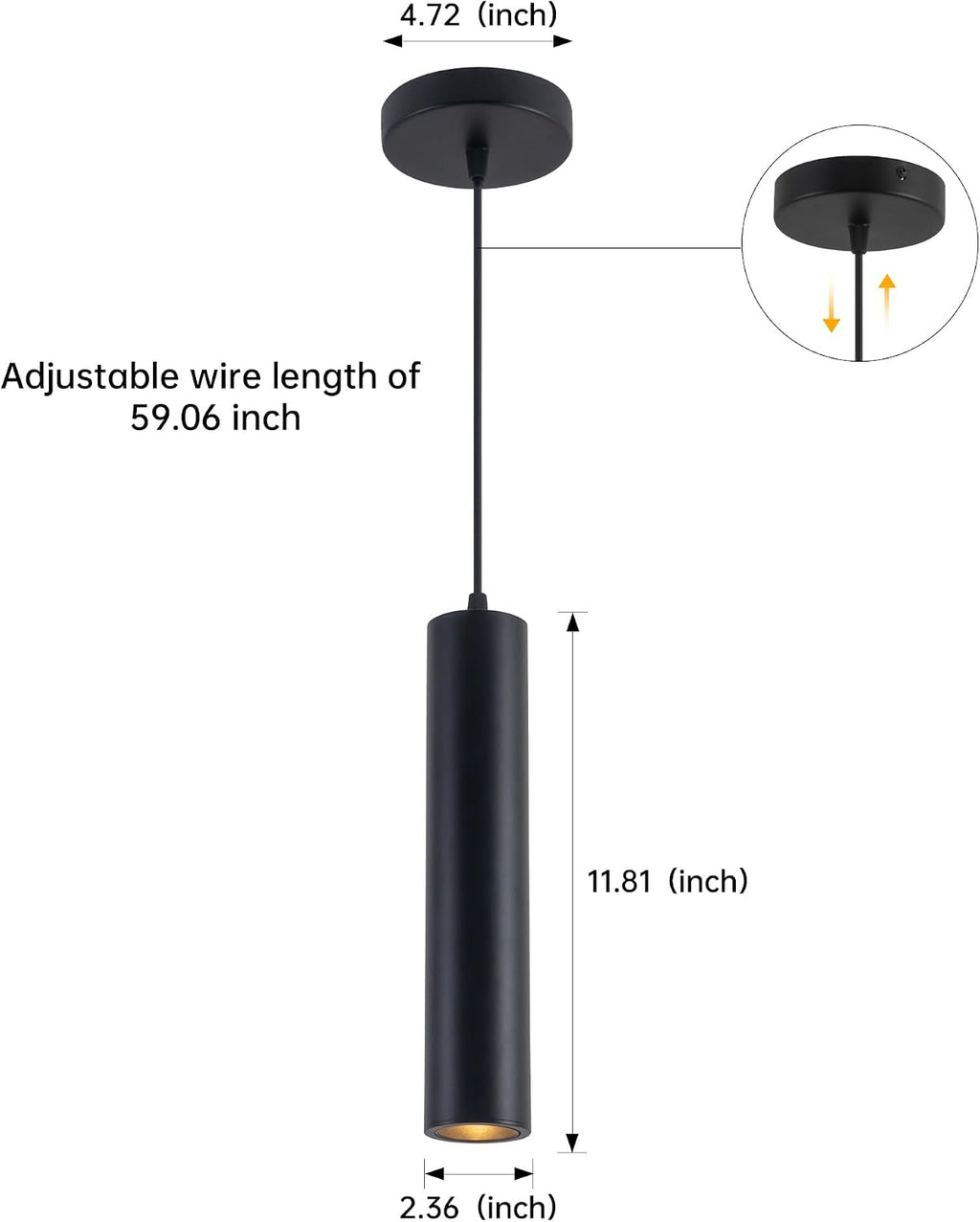 LED Pendant Lights Modern Island Lights Ceiling Hanging Spotlight