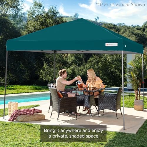 Best Choice Products 8x8 Pop Up Canopy Tent, EZ Setup, Cerulean