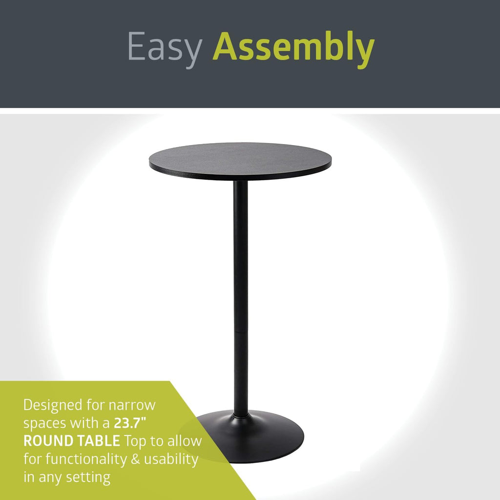 pearington pub table, jet black, 4pk, package contents