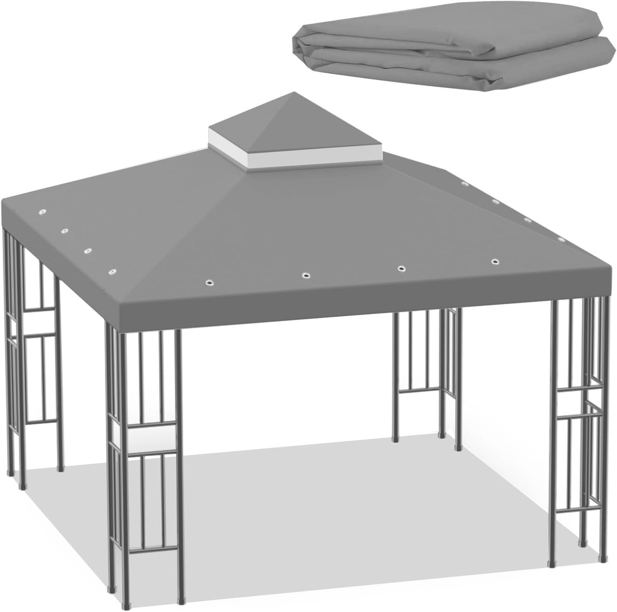 10x10 FT Gazebo Replacement Canopy Top Cover
