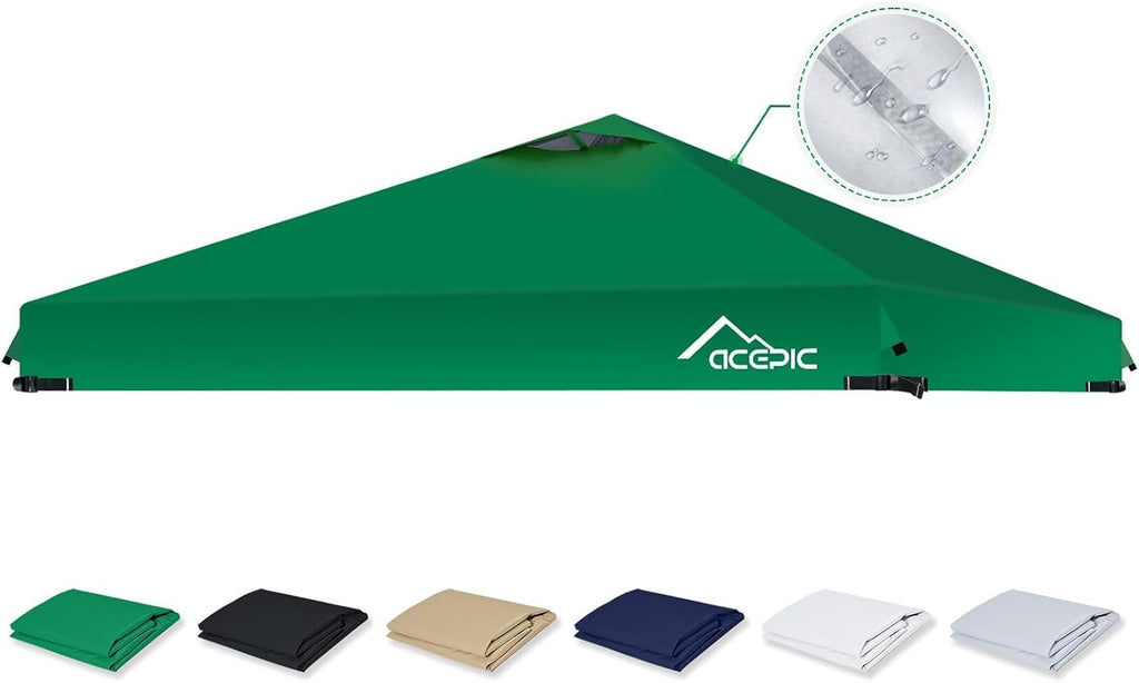 acepic upgraded 10x10 canopy replacement top with air shown in use