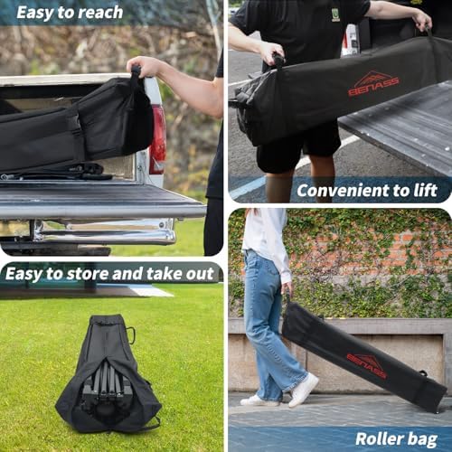 12x12 Pop Up Canopy Tent, Black