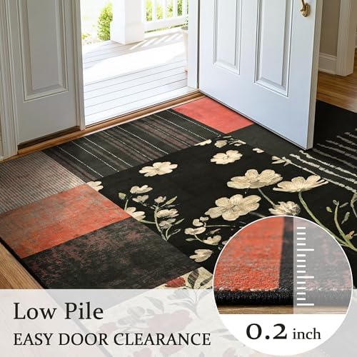 6'x9' Colorful Patchwork Geometric Area Rug
