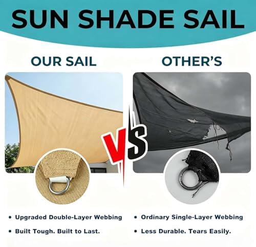 12' x 12' x 17' Gray Triangle Sun Shade Sail for Patio