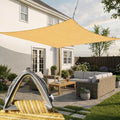 ShadeMart Heavy Duty 38' x 40' Beige Sun Shade Rectangle Pro Ring Customized Size Shade Sail, 260 GSM Commercial Grade UPF50 Sunshade, Reinforced Corners & Edges - 5 Years Warranty