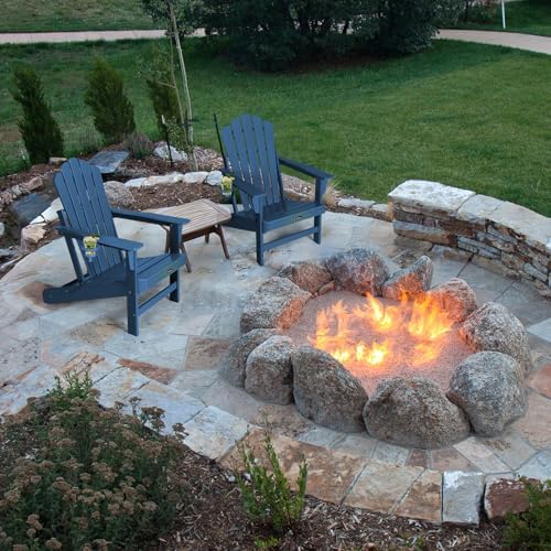FUNBERRY Oversized Folding Adirondack Chair Set of 4, Fire Pit Chair 400LBS