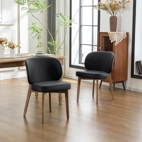 YOUNIKE Dining Chairs Set of 4 Modern Kitchen Dining Room Chairs Black