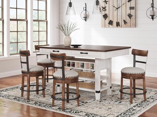 Signature Design by Ashley Valebeck Counter Height Bar Stool, Brown