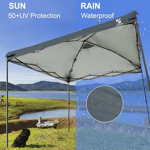 10x10 Pop Up Canopy Replacement Top Cover with Air Vent(Frame NOT INCUDE)