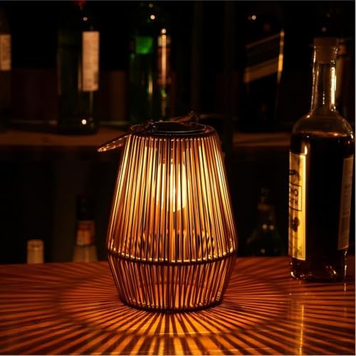 Solar Lanterns Outdoor Waterproof, Solar Lights Outdoor 2 Pack