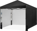 Tunbne 10X10 Pop Up Canopy Tent with 4 Sidewalls, Outdoor, One Push Setup