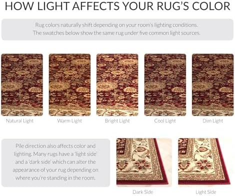 SAFAVIEH Lyndhurst Area Rug 12x18, X-Large Red & Ivory LNH212F