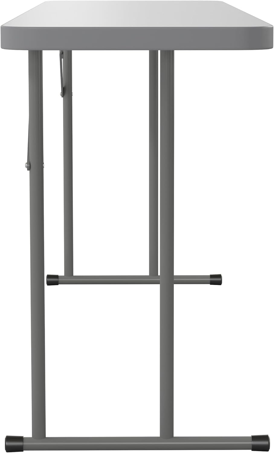 EMMA + OLIVER 6-Foot White Plastic Folding Table