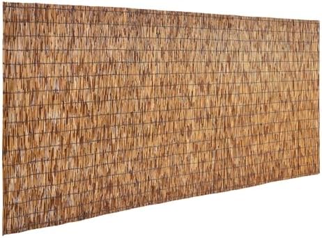 VEVOR Natural Reed Fencing, 4 ft x 16.4 ft, 3 Pack Decorative Natural Reed Fencing Roll, Decorative Fence for Backyard Divider, Privacy Screen Panel Curtain for Balcony Patio Garden Backyard Outdoor