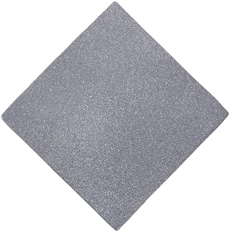 JONATHAN Y Adrian Outdoor Side Table Stool Polyresin 21", Gray Terrazzo