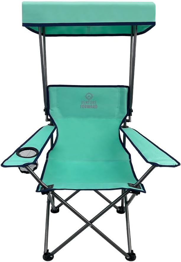 venture forward youth outdoor canopy chair with adjustable, close-up detail