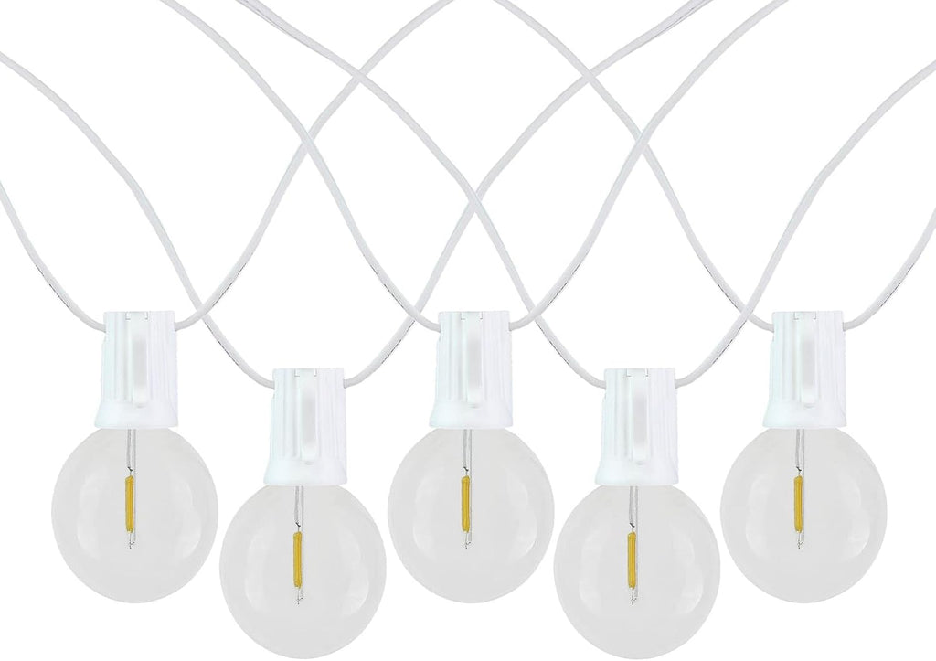 novelty lights 25 feet g50 led patio string on a desk or shelf