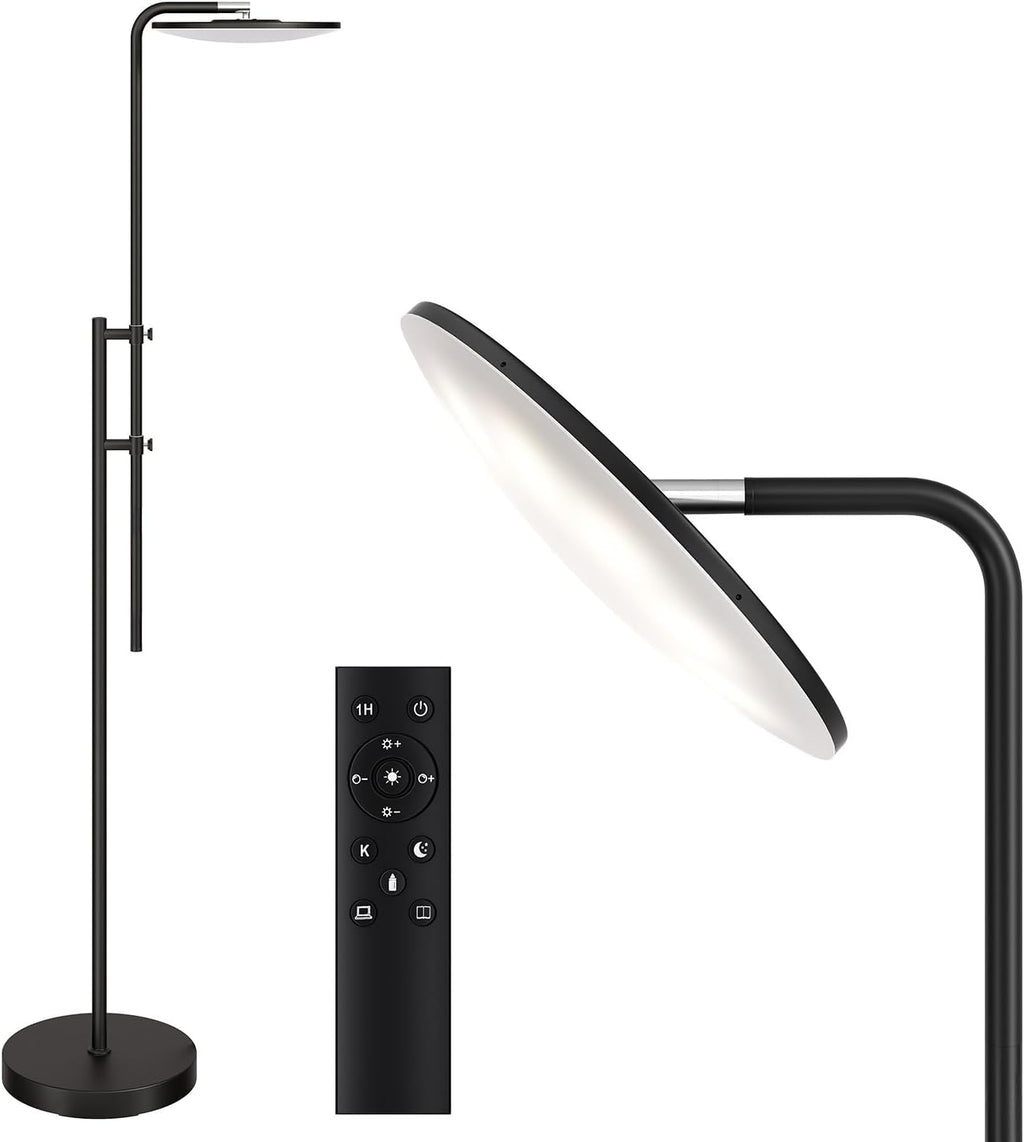SUNMORY 32W/3000LM Bright Floor Lamp, Tall Standing Lamps for Living Room