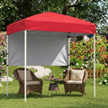 Goplus 6 x 4 FT Pop Up Easy Setup Canopy Tent (Red)