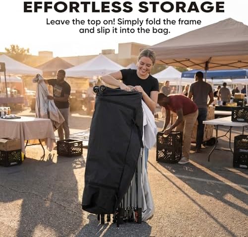 Quictent 10x20FT Pop Up Canopy Tent Without Sidewalls