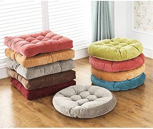 Tiita 22 Inch Square Floor Cushions, Floor Pillow for Sitting, Coffee